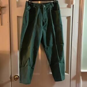 Memphis jeans vintage green size 12P